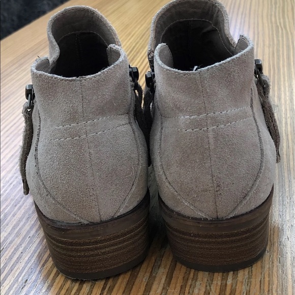 Dolce Vita Trent Tan Suede Leather Booties - Picture 3 of 9